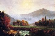 Thomas Cole Morning Mist Rising oil